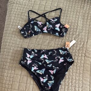 VS pink butterfly bikini